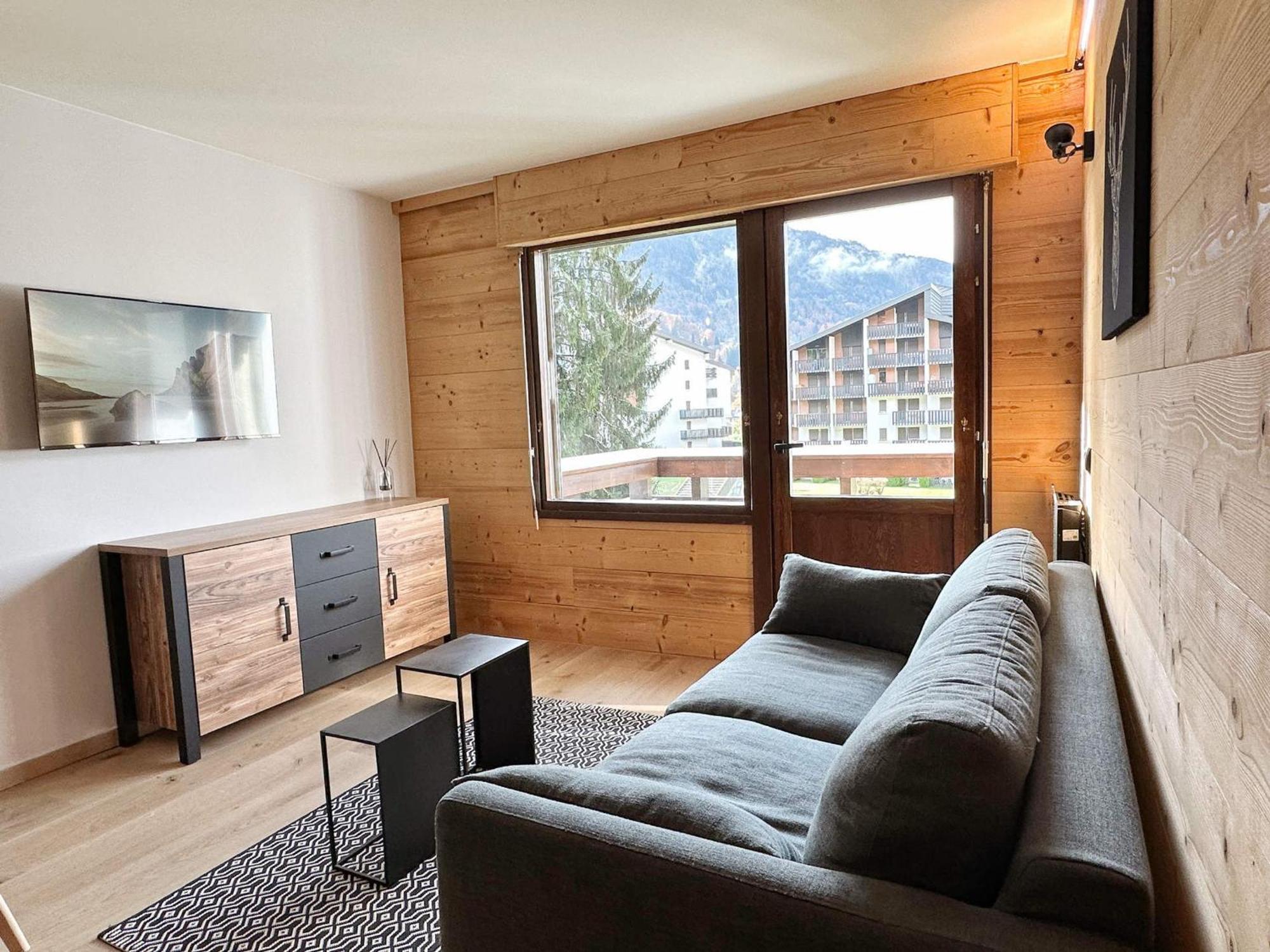 Studio Moderne Avec Parking Prive Pres Du Centre - Fr-1-624-71 Samoëns Dış mekan fotoğraf